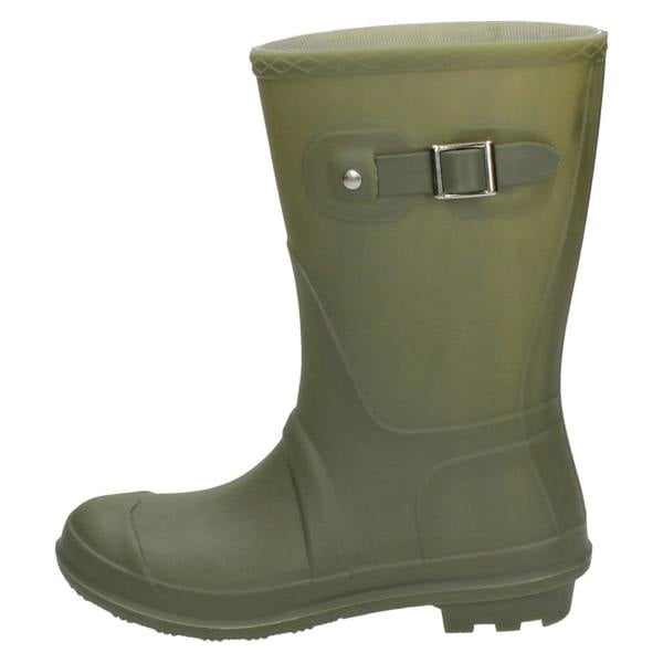 Spot On Ladies Spot On Short Side Buckle Wellington Boots X1219