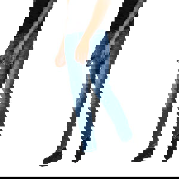 Crosshatch Mens Svelte Stretch Jeans - Stone Wash