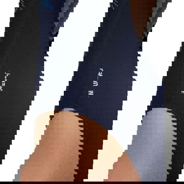 Speedo Hyperboom Placement Muscleback Swimsuit - Blue with endurance text