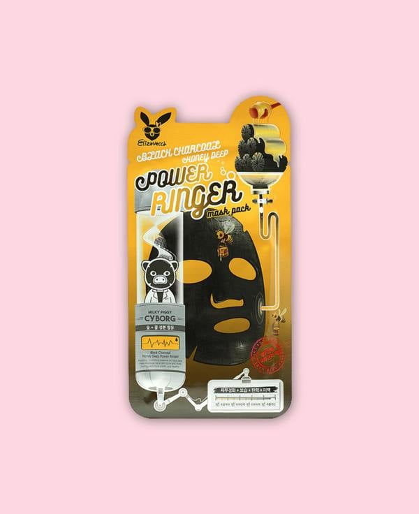 ELIZAVECCA Black Charcoal Honey Deep Power Ringer Mask Pack