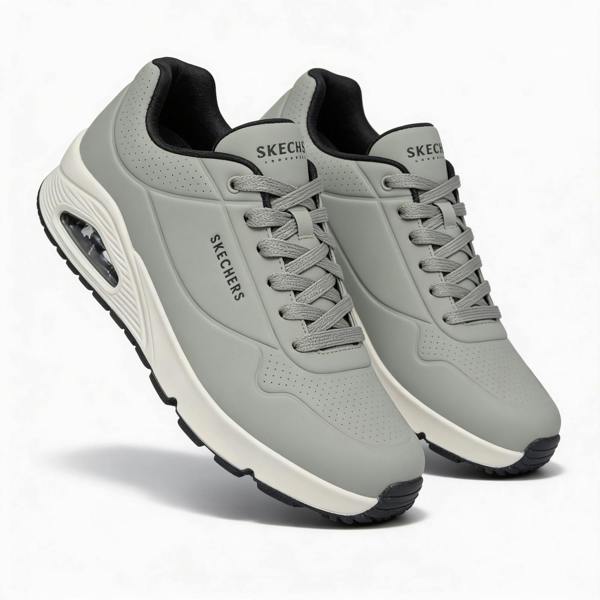 Skechers UNO - STAND ON AIR Casual Trainers Casual Trainers   in  Grey