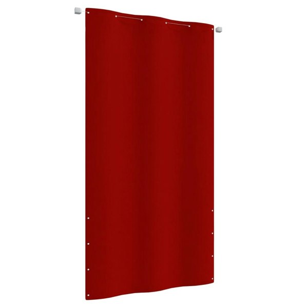 Berkfield Balcony Screen Red 120x240 cm Oxford Fabric