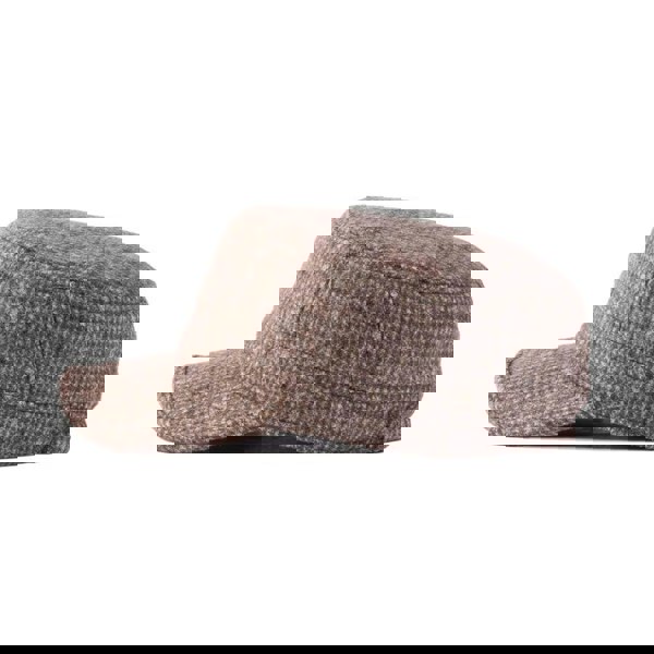  Unisex Tweed Military Cap with Adjustable Elastic Detail