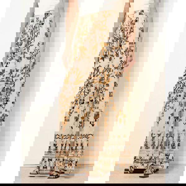 Blue Vanilla Drawstring Waist Wide Leg Pants