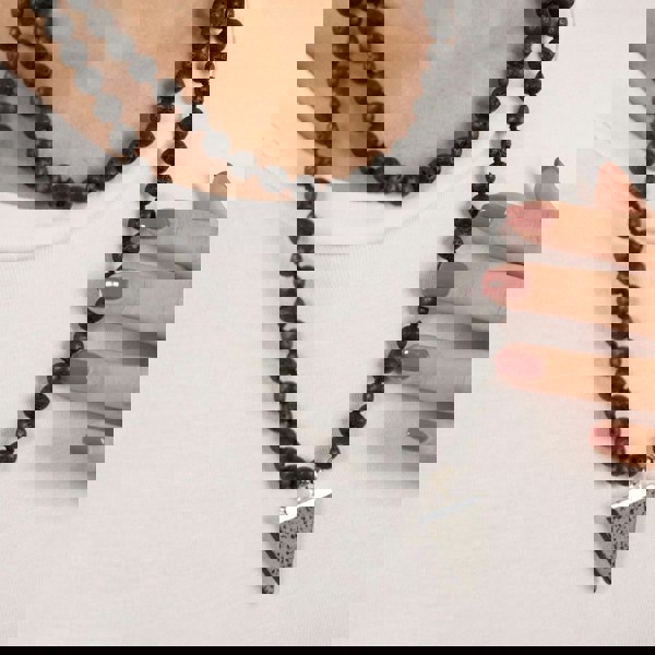 Myga Strength Mala Bead Necklace