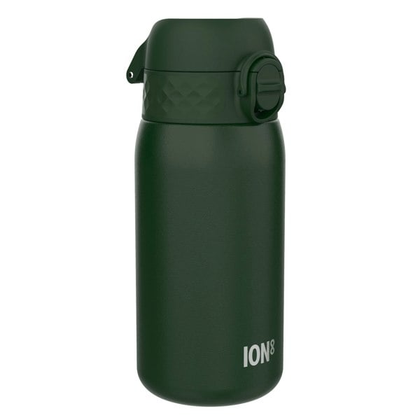 ION8 Leak Proof Thermal Steel Water Bottle, Insulated, Dark Green, 320ml (11oz)