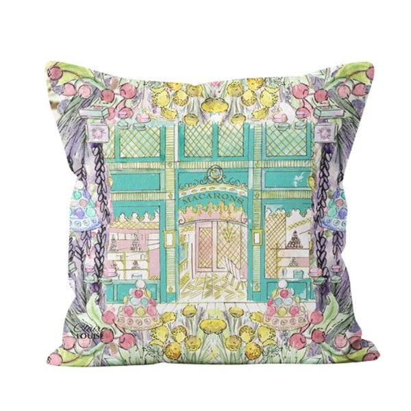 Claire Louise Laduree In Full Bloom 45cm x 45cm Double Sided Cushion