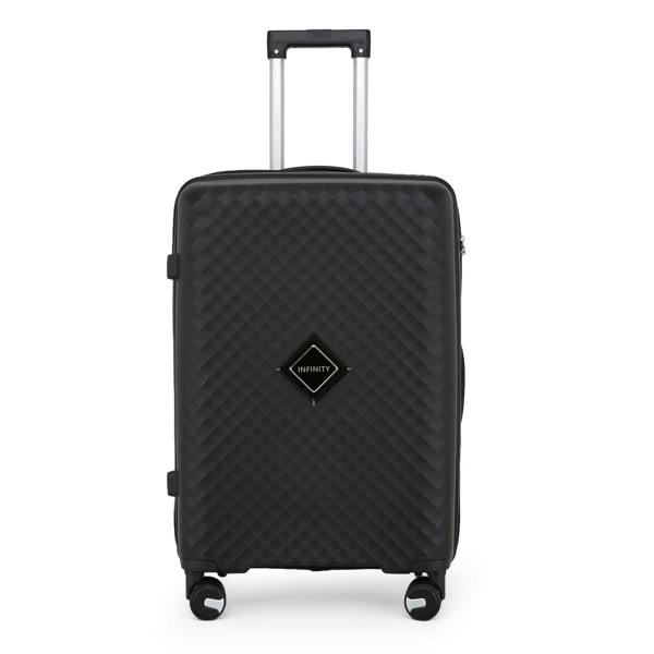Infinity Luggage Dual 4 Wheel Robust Lightweight TSA Hard Shell Suitcase Luggage Travel Bags Set