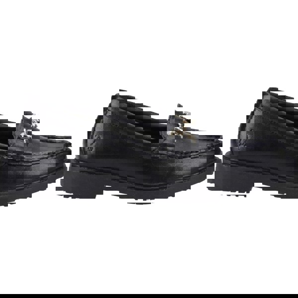 Hush Puppies Verity Snaffle Leather Women's Black Loafers