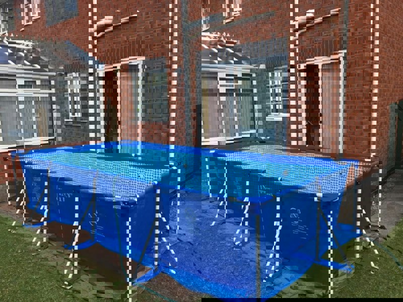 Intex 450 X 220 X84CM Rectangular 13Ft Frame Pool