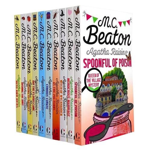 Constable Agatha Raisin Series Collection M C Beaton 10 Books Set