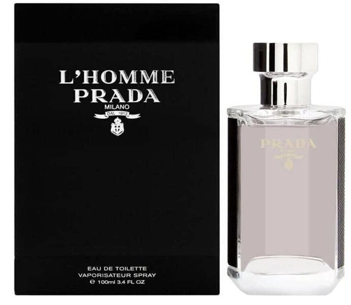 Prada L'Homme 100ml Eau De Toilette EDT Spray For Him