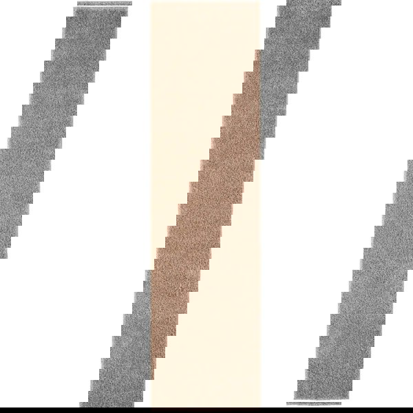 Beige colour Shaggy rug Plain design thick pile, non-shedding.