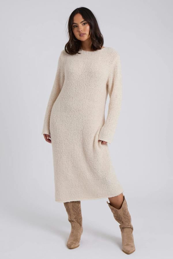 Urban Bliss Bouclé Maxi Dress