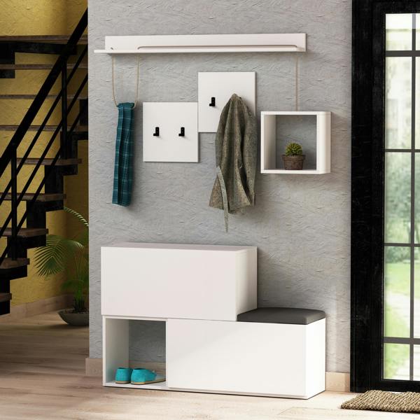 Decortie Holdon Modern Hanger White