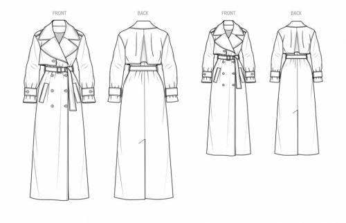 Know Me Sewing Pattern 2070, Coats for Kids, Teenagers, Women, K5 (7-8-10-12-14) - Intermediate