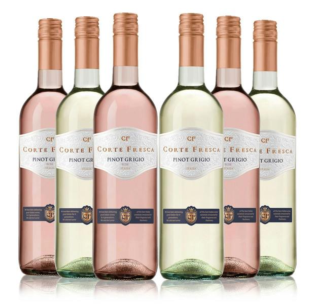 Cortefresca Pinot Grigio & Pinot Grigio Rose 