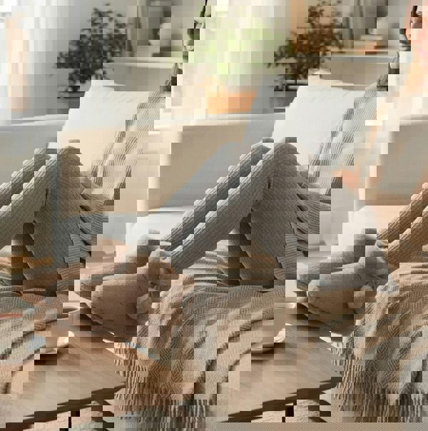 Totes Toasties FAUX FUR Boot Slippers Womens Oat