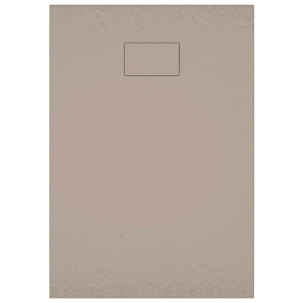 Berkfield Shower Base Tray SMC Brown 100x70 cm