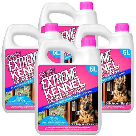 Cleenly Extreme Kennel Disinfectant, Deodoriser, and Cleaner (20L) - Bubblegum Fragrance
