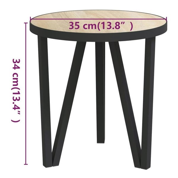 Berkfield Tea Table Sonoma Oak �_�”�_35 cm MDF