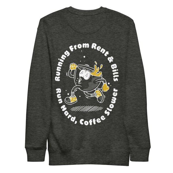 ANCHOR & CREW x GUSTATORY Coffee Over Bills Cotton Blend Embroidered Sweatshirt