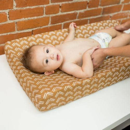 Lulujo - Changing Mat / Crib Fitted Sheet  - Mudcloth