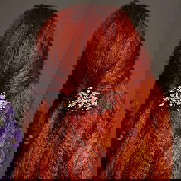 butterfly hair clip red hair