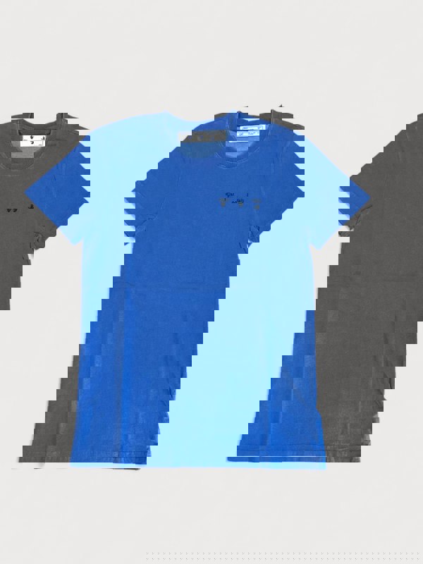 Off-White Arrow Vintage Casual Tee Blue