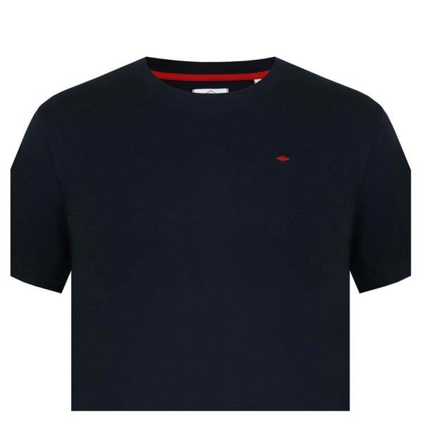 Lee Cooper Mens Essentials Small Logo Crew Neck T-Shirt - Black - 