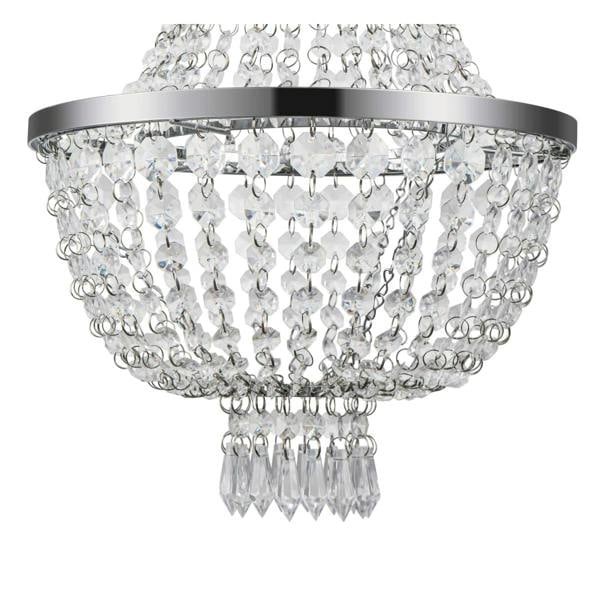 COSYLYTE Adelle 2-Tier Easyfit Beaded Lamp Shade