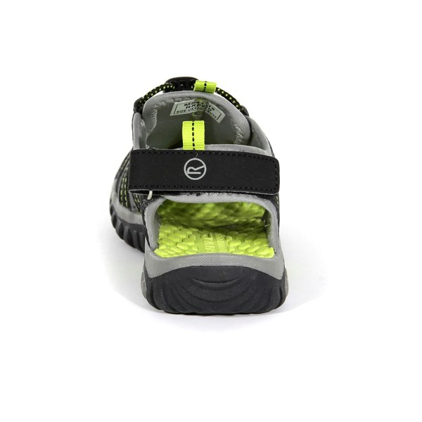 Regatta Childrens/Kids Westshore Sandals - Black/Lime Green