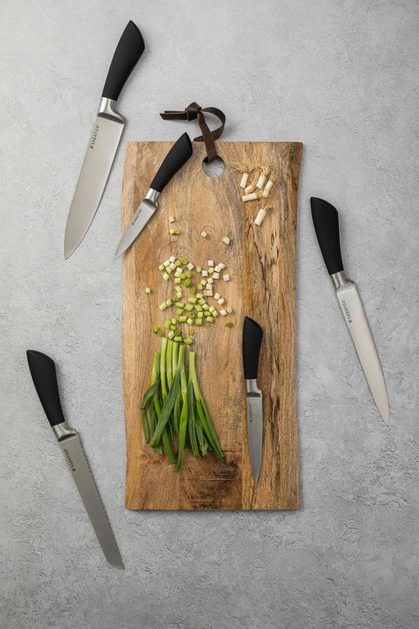 Sabatier Maison Stainless Steel 5 Piece Knife Block