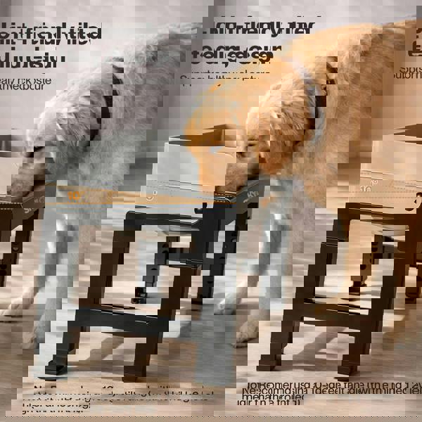 Skylos Raised Dog Bowls Elevated Pet Feeder 6 Height Slow Food Water Feeding