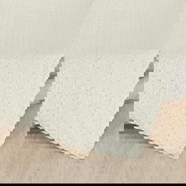 Livabliss Freud-Modern Ivory Off-White High Pile Rug