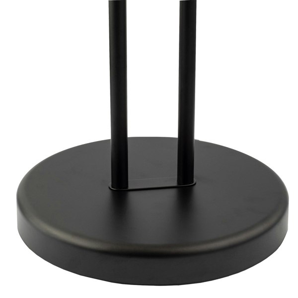 LED Mother and Child Floor Lamp in Matte Black with Rotary Dimmer Switches Image 5