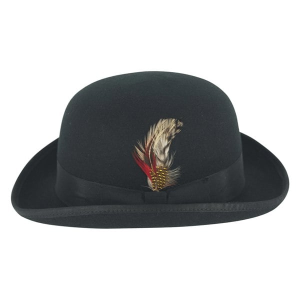 Gamble & Gunn Black Wool Bowler Hat Gamble & Gunn