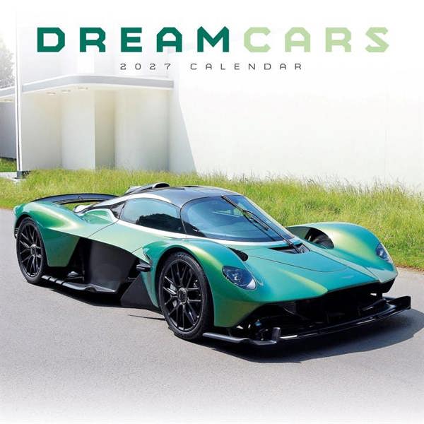 Dream Cars Calendar 2027, Wall Calendars, Month To View, Transport, Gift