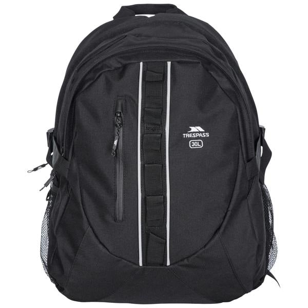Trespass Deptron Day Backpack/Rucksack (30 Litres) - Black - 