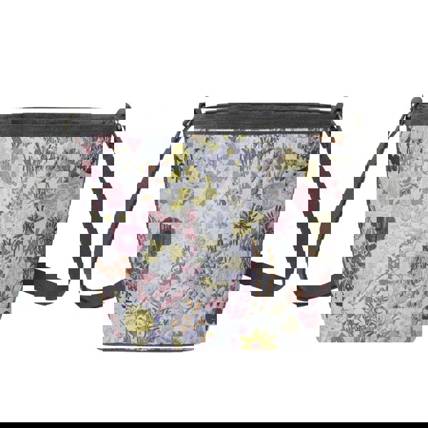 Earth Squared Floral Jacquard Bucket Crossbody Bag