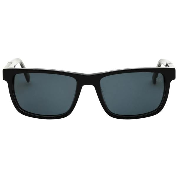 Timberland Tb00020 01D Shiny Black  / Smoke Polarized Sunglasses 55X17X140 One Size