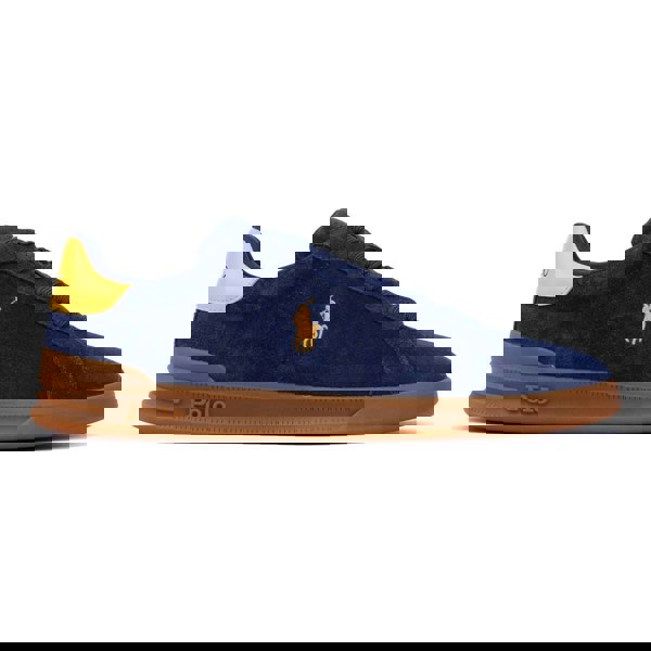 Ralph Lauren - 809940313001 Mens HRT CT II Sneakers Low Navy/Gold