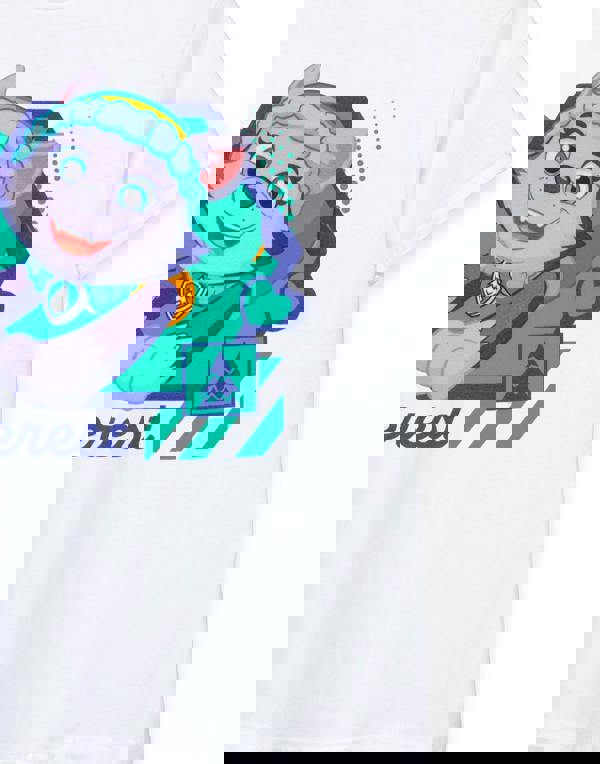 Paw Patrol Girls White Everest Short Sleeved T-Shirt