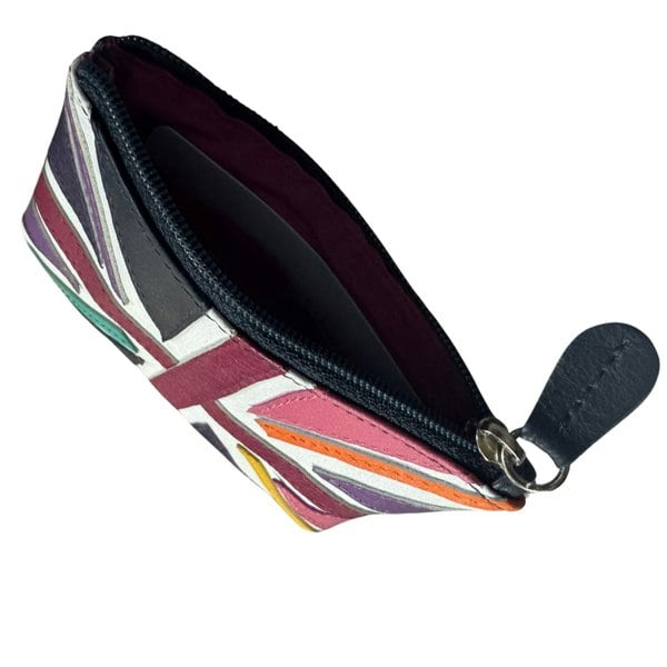 Mala Leather Union Jack RFID Coin Purse
