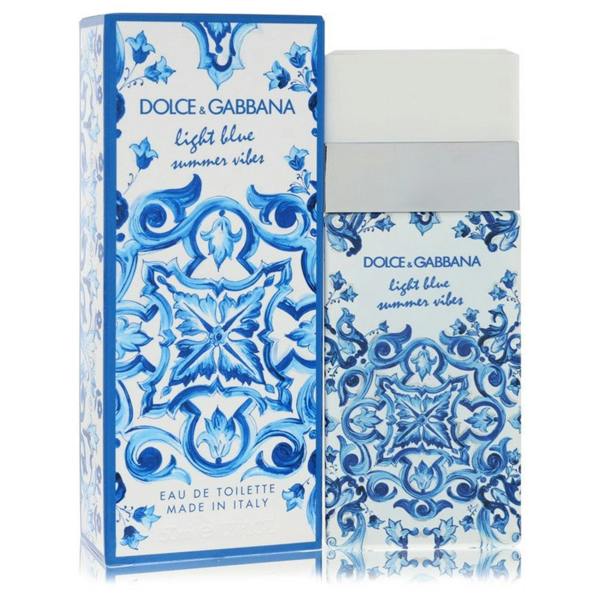 Dolce & Gabbana Light Blue Summer Vibes by Dolce & Gabbana Eau De Toilette Spray 1.7 oz for Women 50 ml