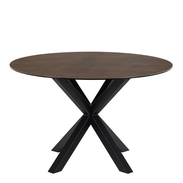 Furniture To Go Heaven Dining Table with Ceramic Rusty Brown Top