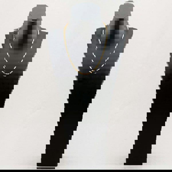 T. H. Baker 9ct Yellow Gold 18 Inch Figaro Rope Chain SRFC-240-9Y-18