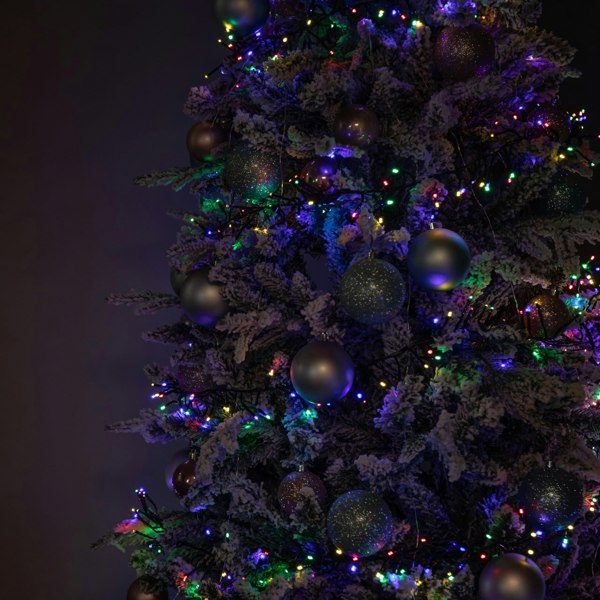 Samuel Alexander 18.5m 1440 LED Christmas Cluster Multi-Action String Lights with Timer in Multi-Coloured