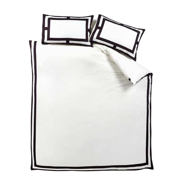 So Soft Mono Panel Cream Duvet Cover Set
