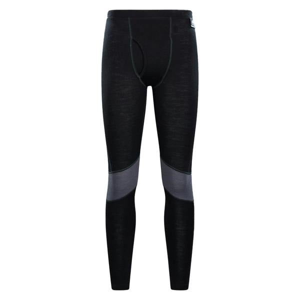 Mountain Warehouse Mens Ultra Merino Wool Thermal Bottoms - Black - 